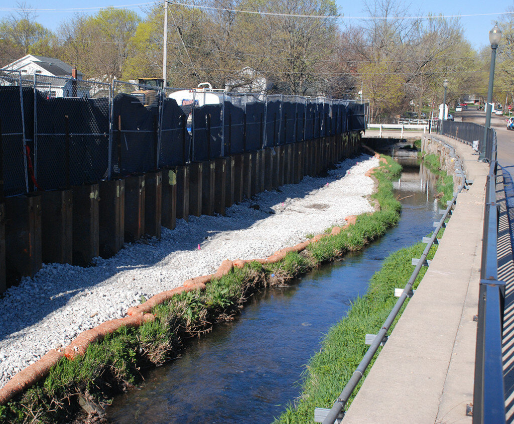 A portion of Mendota creek on Fifth Street will be worked on this summer as part of the manufactured gas plant cleanup at Ninth Avenue and Fifth Street.