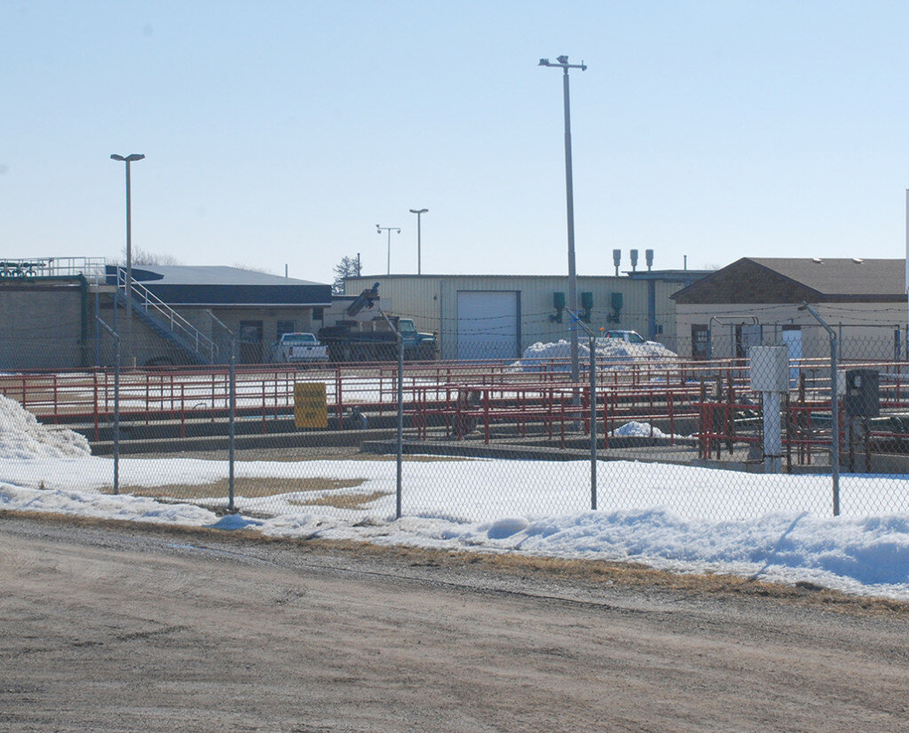 The city of Mendota's waste water treatment plant.