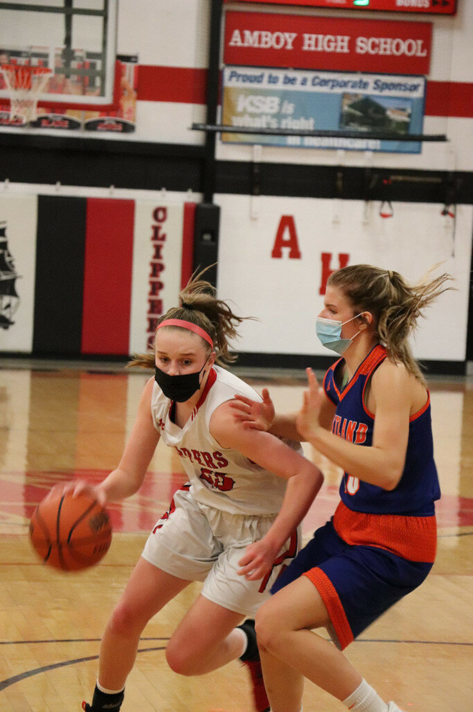Amboy faced Eastland twice last week. The first on Feb. 23 in Lanark where Eastland won 51-49. Two days later, the teams faced off again, this time in Amboy, and this time the Lady Clippers came away with a 66-52 victory.
Photos courtesy of Kirsten Donna