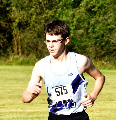 Junior Peter Forsberg will look to cut four minutes off his personal record from the 2020 cross country season. (Photo by Russell Hodges)