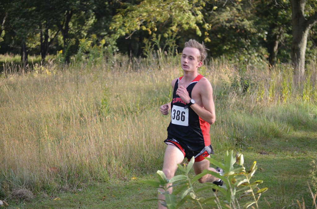 Amboy’s Brock Loftus won the home meet against Newman Central Catholic, Indian Creek and Genoa Kingston on Sept. 28, with a time of 16:40.1.
Photo courtesy of Heather Loftus
