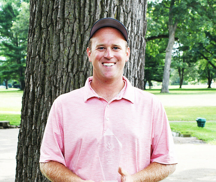 Jon Woeppel carded a 3-over-par 201 to take home the 2020 Fairways Men's Championship this past weekend. It's the second title Woeppel has won over the last two years. (Photos by Russell Hodges)