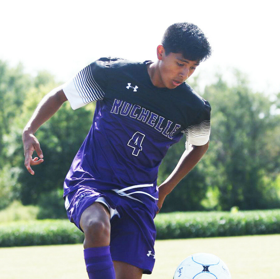 Rising senior Juan Cincire totaled three goals and three assists for the Hubs this past season. (Photo by Marcy DeLille)