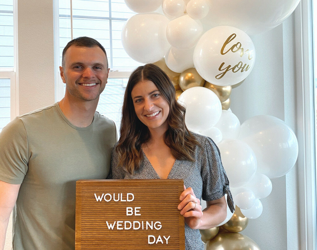 Jamie Wyatt and Tommy Sprowl were to wed in Italy on Friday, however, due to COVID-19 they had to put plans for their dream wedding on hold. On Friday morning the couple was part of a segment on NBC’s TODAY. (Courtesy photo)