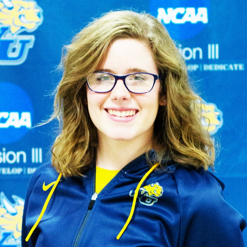 Former Rochelle student-athlete Megan Schramm has formed lifelong friendships throughout her four-year cross country and track career with Webster University. (Photo courtesy of Webster University)