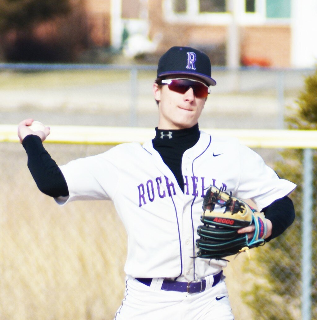 Senior Ethan Etes is one of only two starters returning to the Rochelle baseball team this season. (File photo by Russell Hodges)