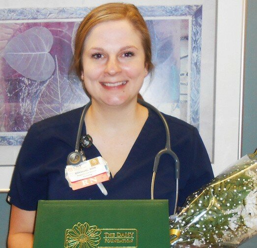 Elizabeth O’Rourke, DAISY nursing award recipient.