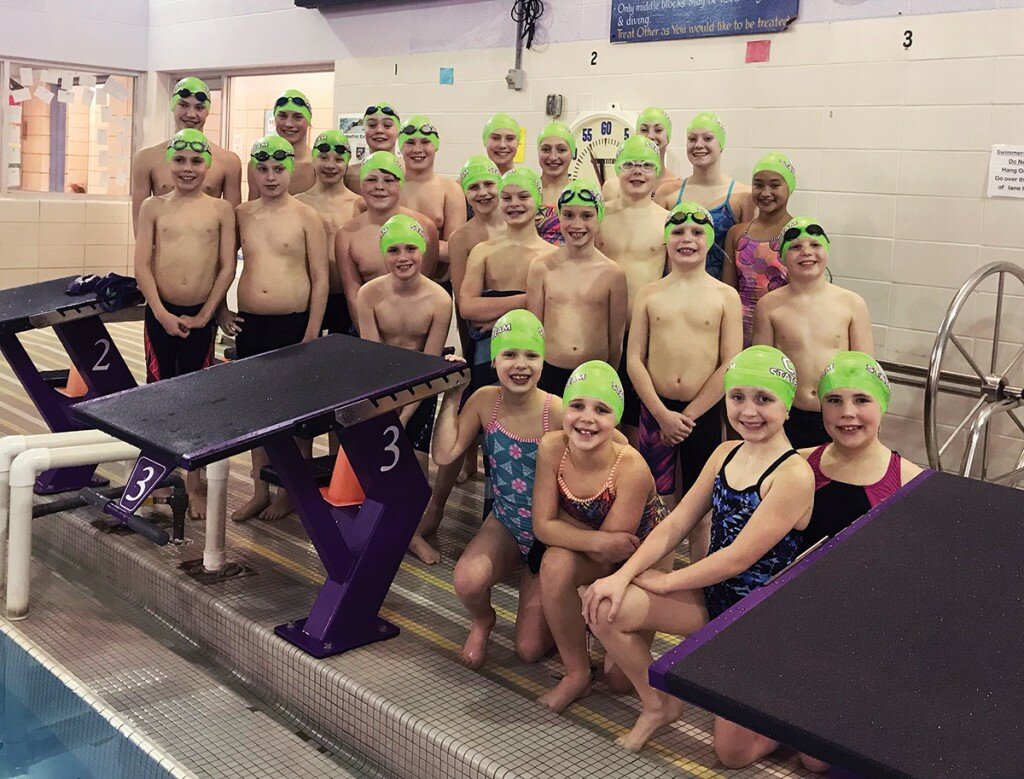 Courtesy of Amelia Rosenberg
The Clinton Otters will send 27 swimmers to the YMCA state meet this weekend.