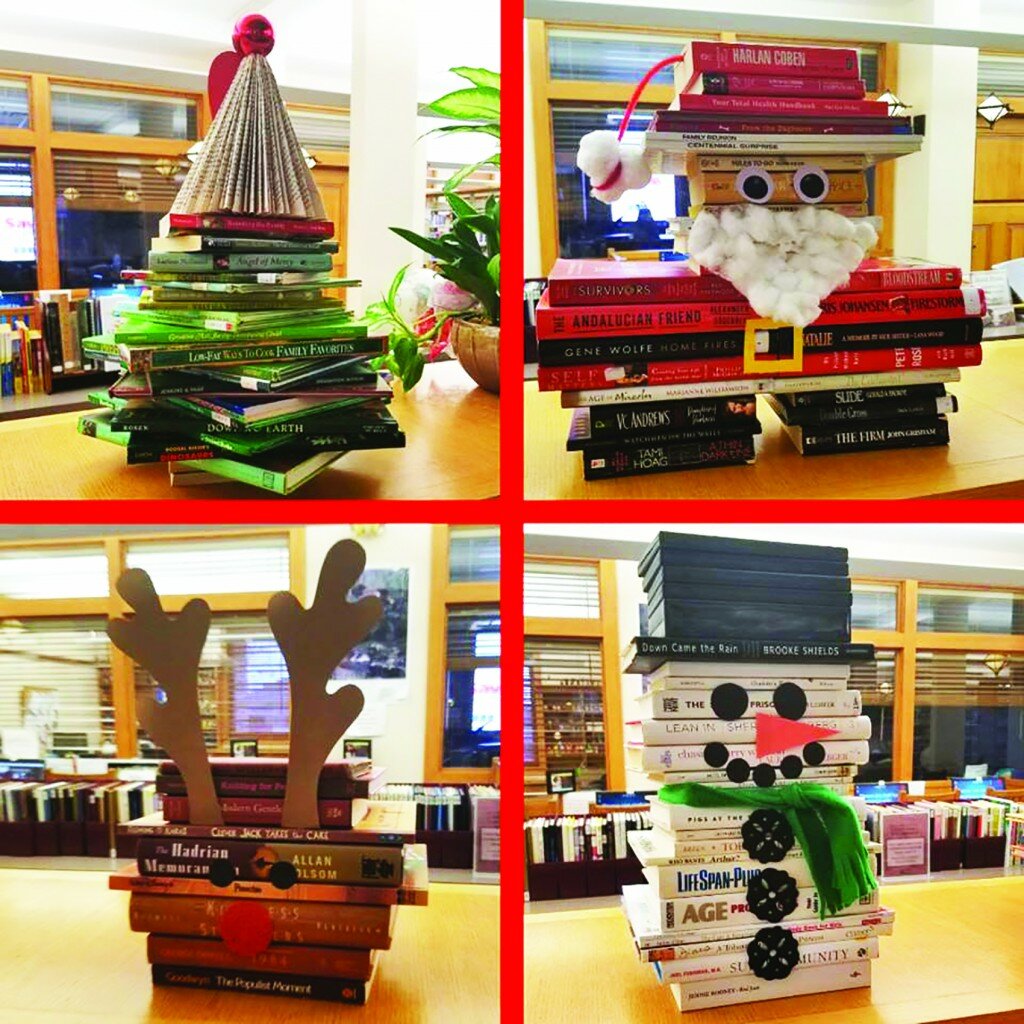 Santa and Rudolph are two of the book buddies visiting Vespasian Warner Public Library this holiday season.  More book buddies could visit the library later, according to the Warner Library Facebook page.
Courtesy of Warner Library