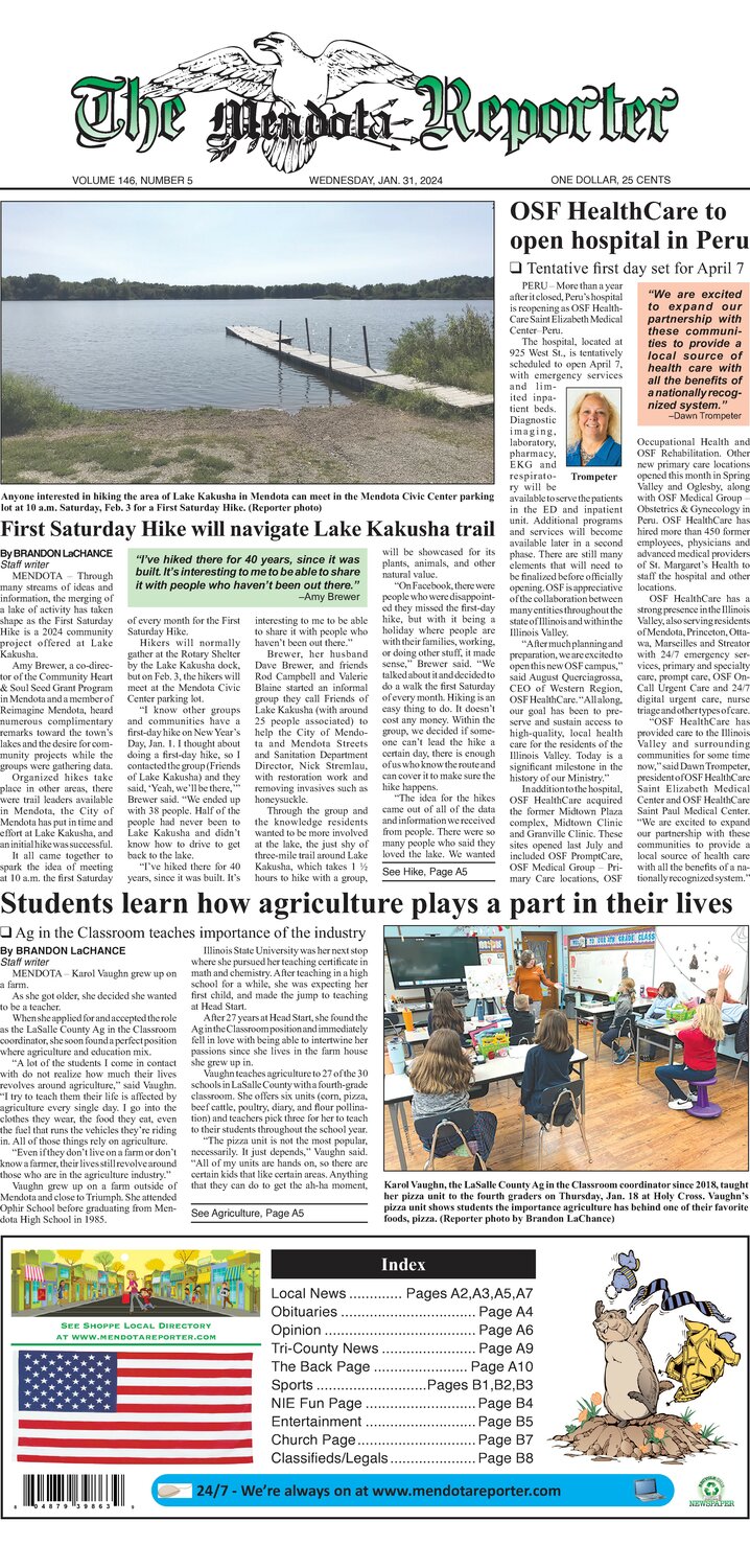 E-Editions - The Mendota Reporter