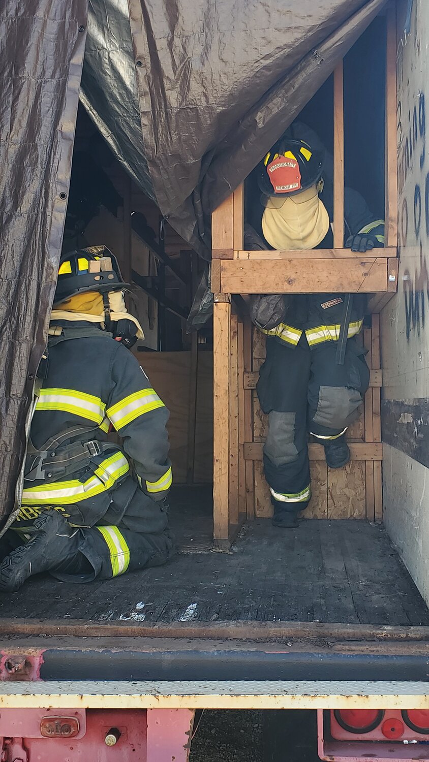 The Amboy Fire District offers free training to its members. Different training sessions are held at the Amboy fire station and the training grounds across the street.