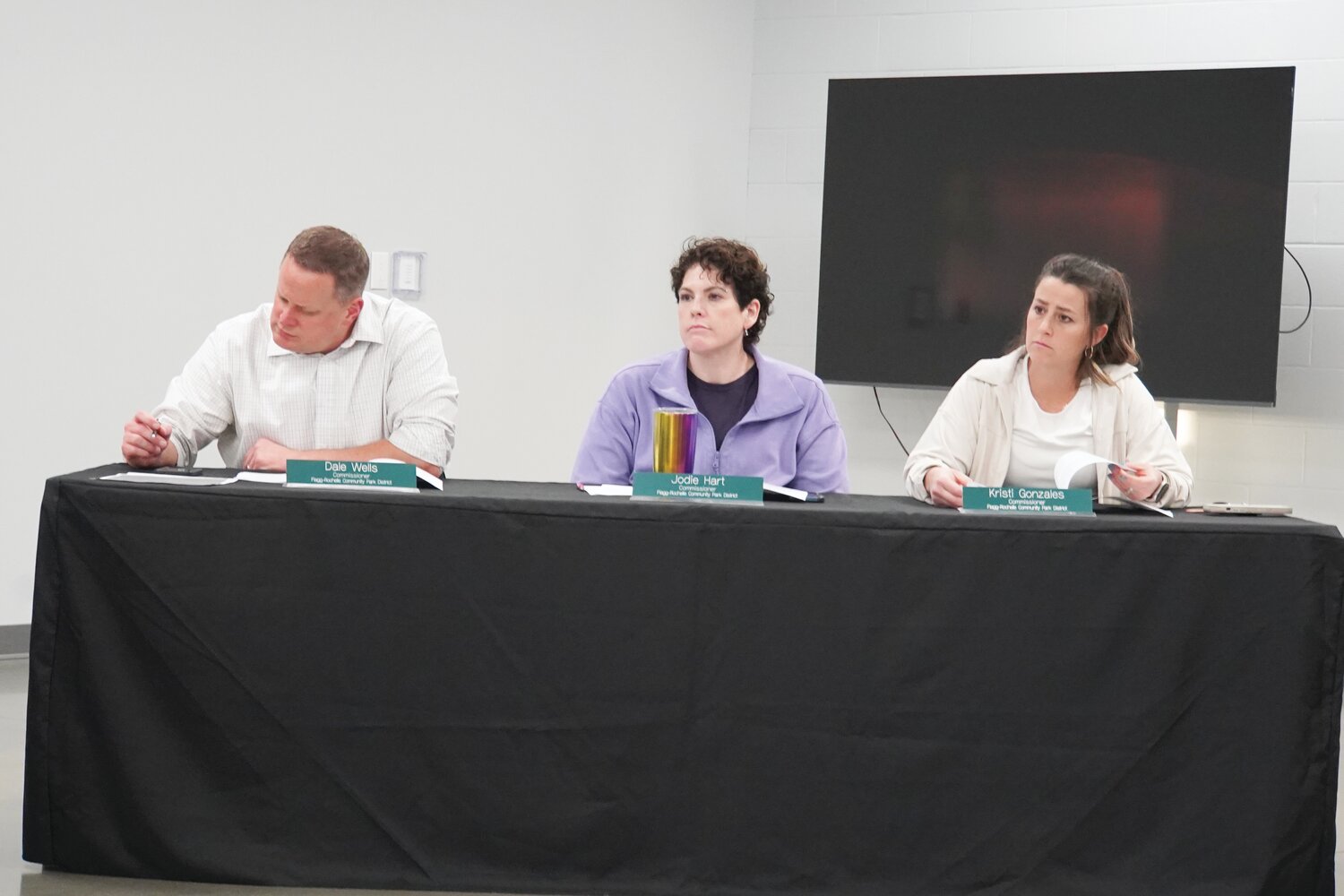 At its monthly meeting Monday, the Flagg-Rochelle Community Park District Board of Commissioners heard an update from Executive Director Jackee Ohlinger on a potential future Helms Park redevelopment project.