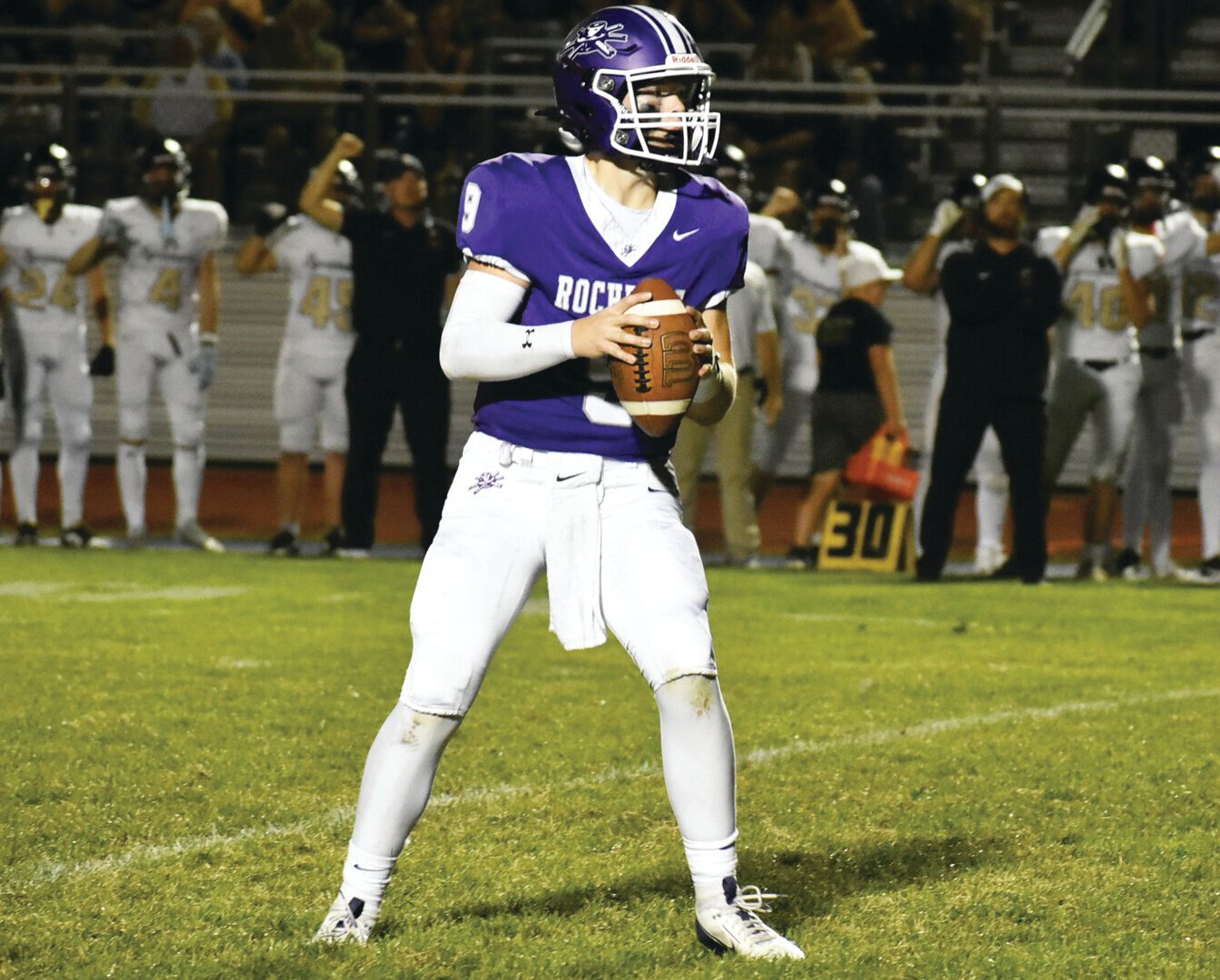 Senior Carson Lewis will be continuing his academics and his football career at North Park University next year.