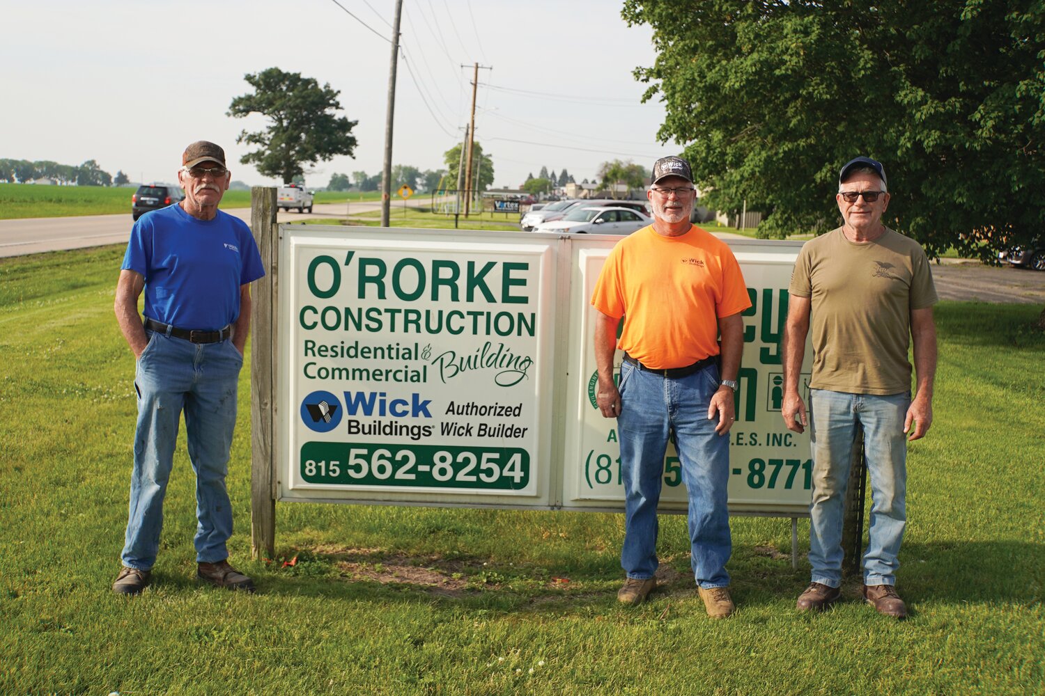 Longstanding Rochelle and Ogle County-area business O’Rorke Construction will cease operations around the end of June as its owners and brothers John, Dominic and PJ O’Rorke will be retiring. The family business, incorporated in 1996, has been in operation for the past 29 years.