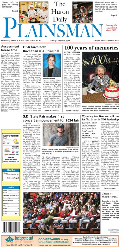 Huron Plainsman 03/06/2024 - The Daily Plainsman