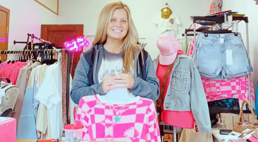 Dacia Mitchell opened Modest Moxie, a clothing boutique, in Wessington Springs after attending the 2023 Energize conference.