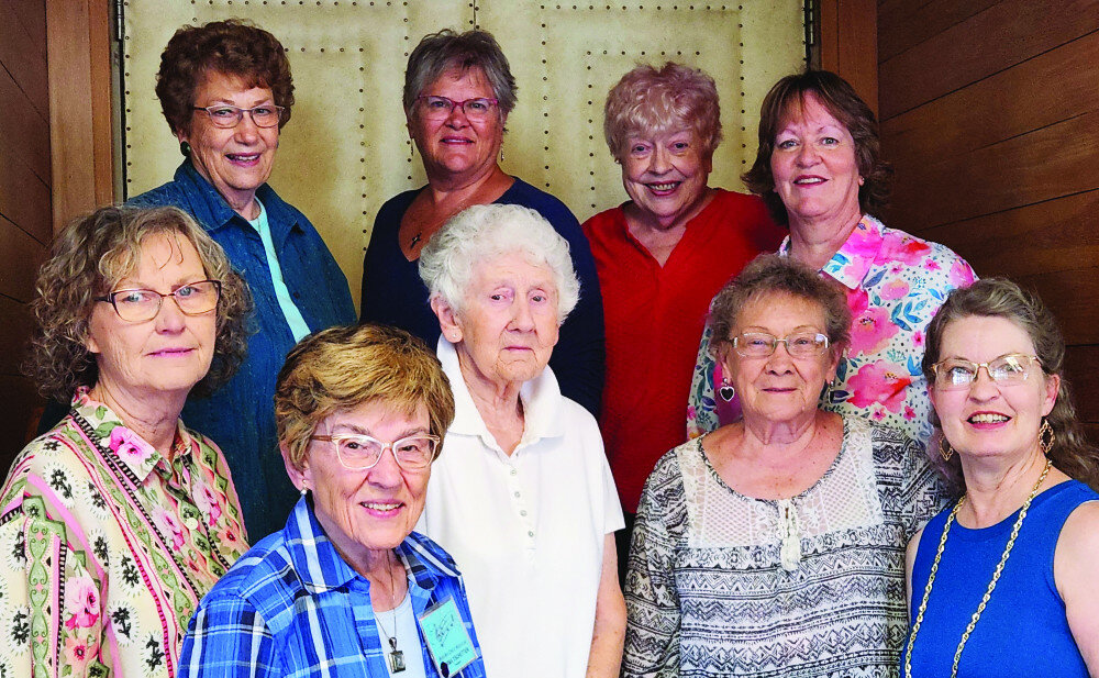 Members of the Huron Area Concert Association board are, back row, from left, Wilma Pageler, Ann Blondheim, Jackie Spillum and Molly Lamont; and in front, Dixie Yohn, Emma Tschetter, June Wipf, Betty Albright and Susan Hines .