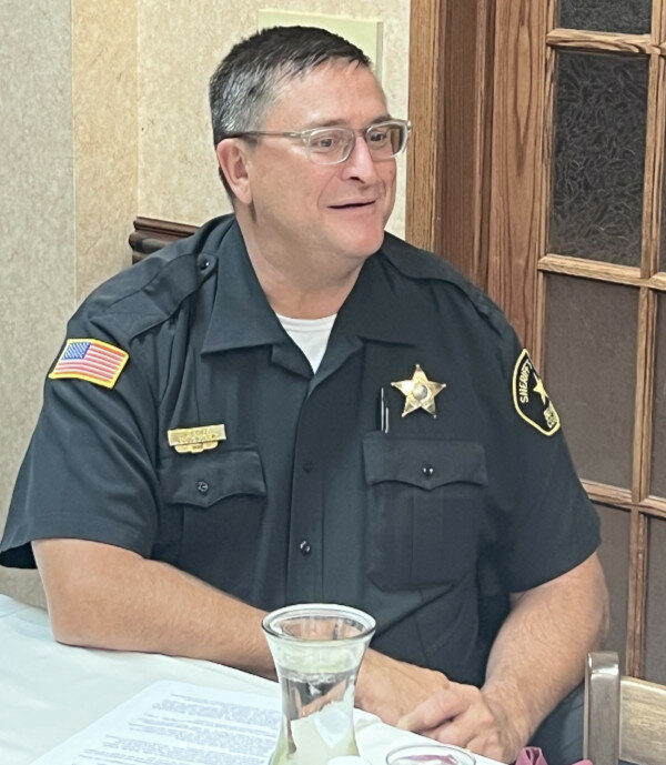 Benjamin Chase/Plainsman
Beadle County Sheriff Doug Solem was the guest speaker at the Thursday’s Beadle County Republican Women’s luncheon.