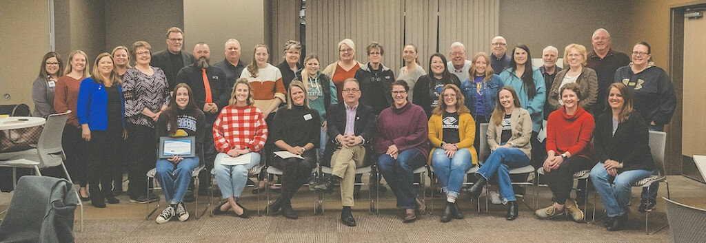 Interlakes Area United Way held its annual meeting on February 13 to announce 2023 allocations. Thirty-one agencies and programs will receive funding, including the Boys & Girls Club of Moody County, Flandreau Public Schools Weekend Fuel, 60’s Plus Dining, and The Wholeness Center, among others. Pictured are members of IAUW’s board along with grant recipients who attended the meeting.