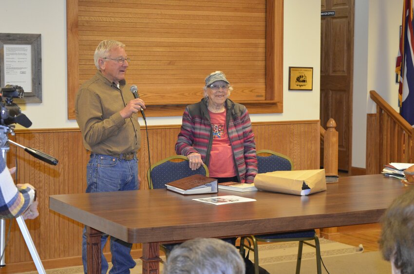 Lloyd and Sandra Sommers shared memories of a lifetime of ranching in the Glendo-Hartville area in a question-and-answer format last week.