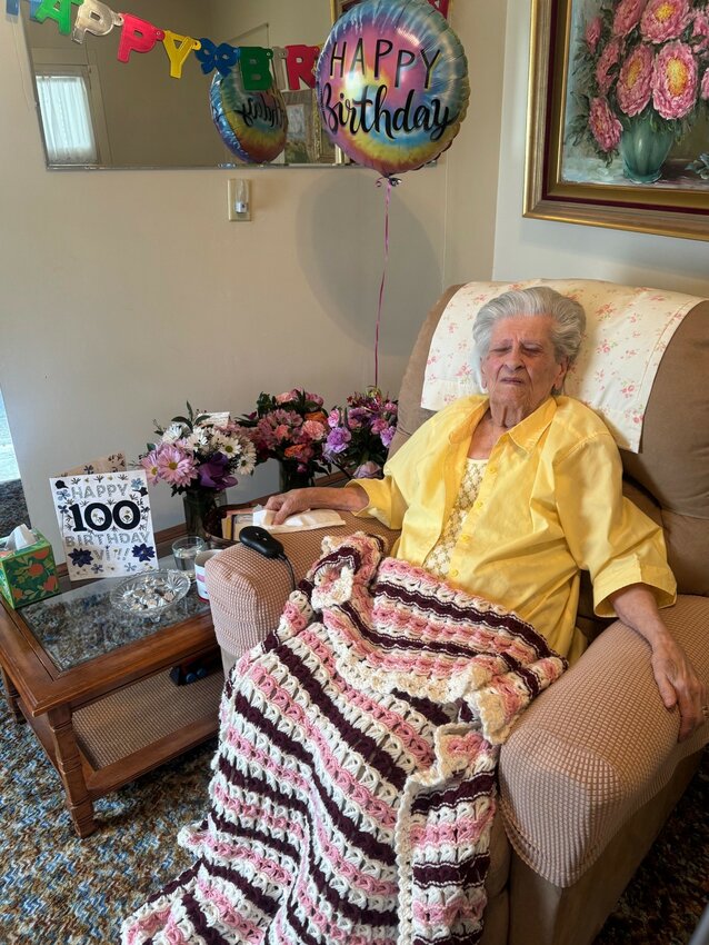 Violet Bauer celebrated her 100th birthday