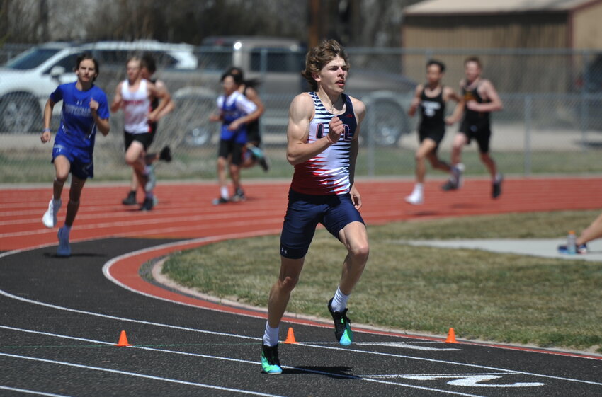 Junior Brody Roberts obliterates the competition in the 800-meters. Roberts won the event with a time of 2:00.09.