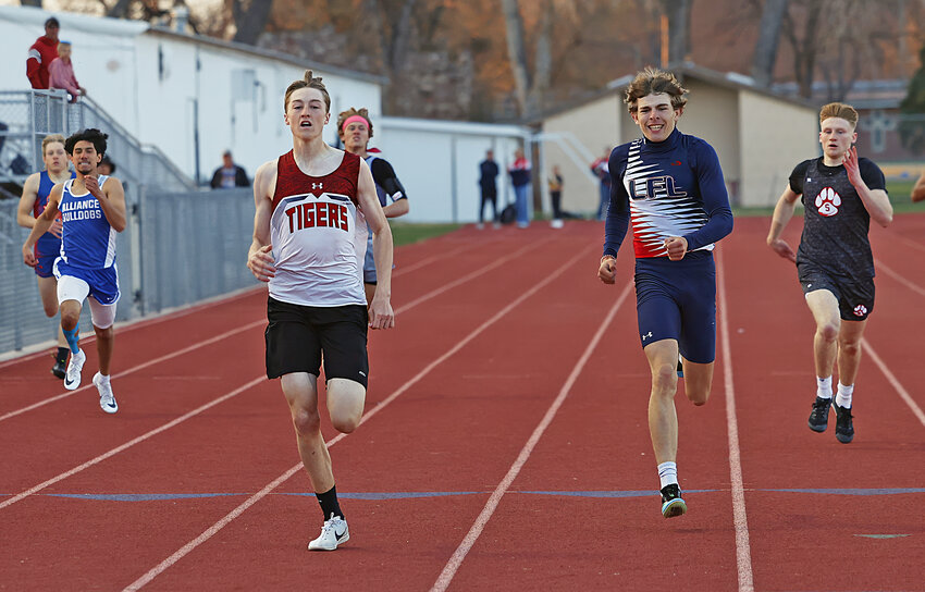 NCHS senior Cory Bruegger garnered gold in the 400-meters at the Best in the West Invite hosted by Scottsbluff, Nebraska on Tuesday, April 23. Bruegger clocked in with a winning time and a new personal record of 51.66 seconds.