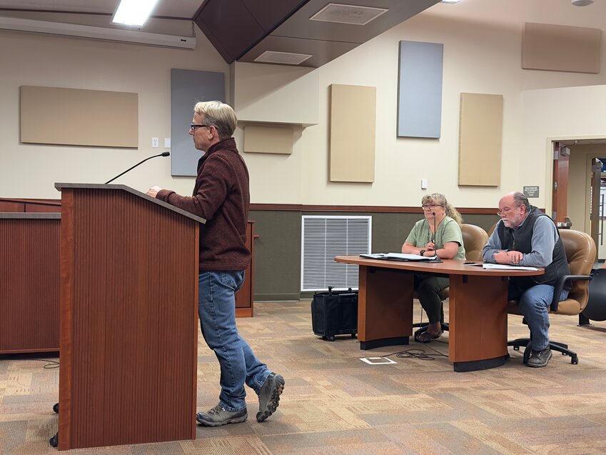 Dennis Estes, buildings and grounds superintendent briefly spoke to the council during Tuesday evening’s Torrington City Council meeting.