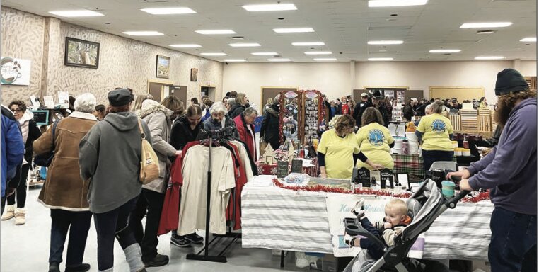 Vendors gathered from near and far, braving the winter weather, to attend the Torrington Lions Club Annual Bazaar.