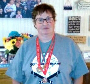 Guernsey’s Special Olympian Amy Copsey added three more medals to her collection this past weekend in Special Olympic competition.