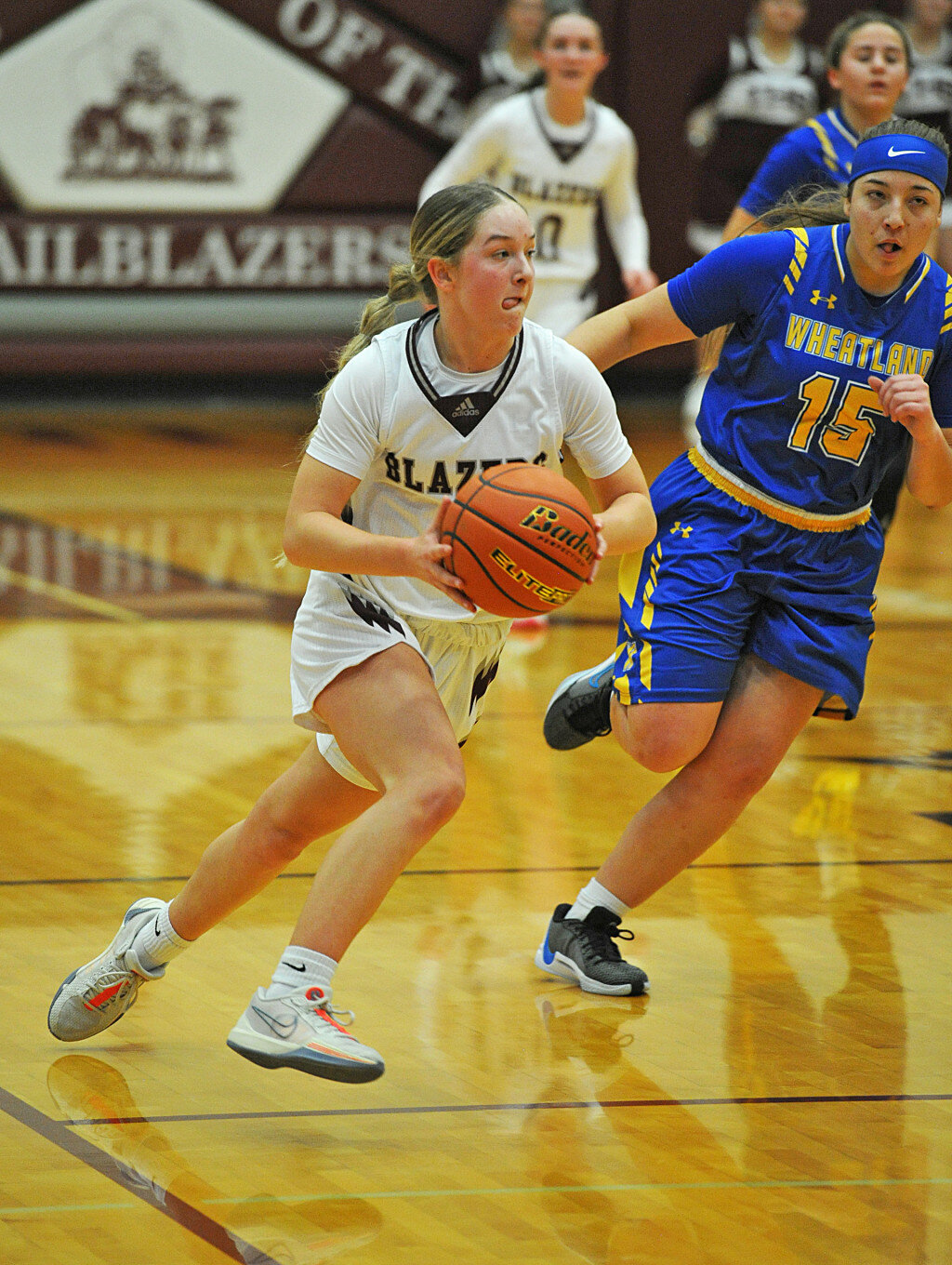 robert galbreath/torrington telegram
Sophomore Natalie Long, pictured on January 19, contributed seven points to the Lady Blazers’ tally against Buffalo.
