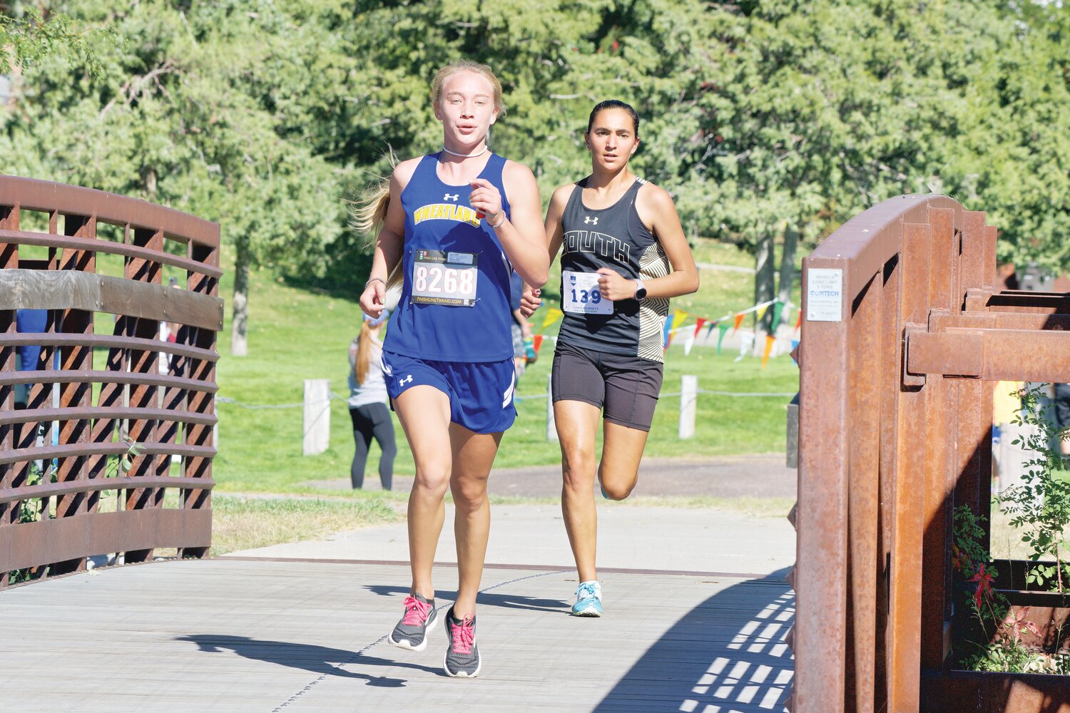 Raelyn Goff came in first place for the meet with a top time of 21:39.10.