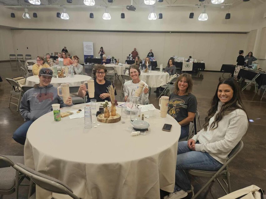 Local women attend the inaugural Fossil Basin Women’s Conference, held at the Kemmerer Event Center on Saturday, Oct. 5.