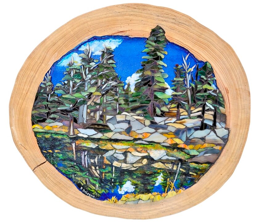 'On Pinedale Pond' by Rhonda DeLeeuw, Pinedale.