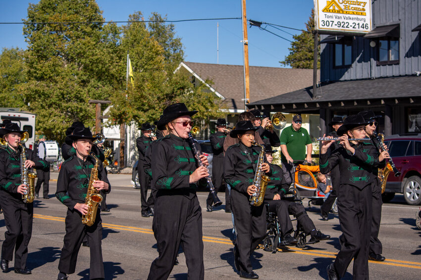 The PHS Marching Band kicks off the 2024 Homecoming Parade on Friday, Sept. 20.
