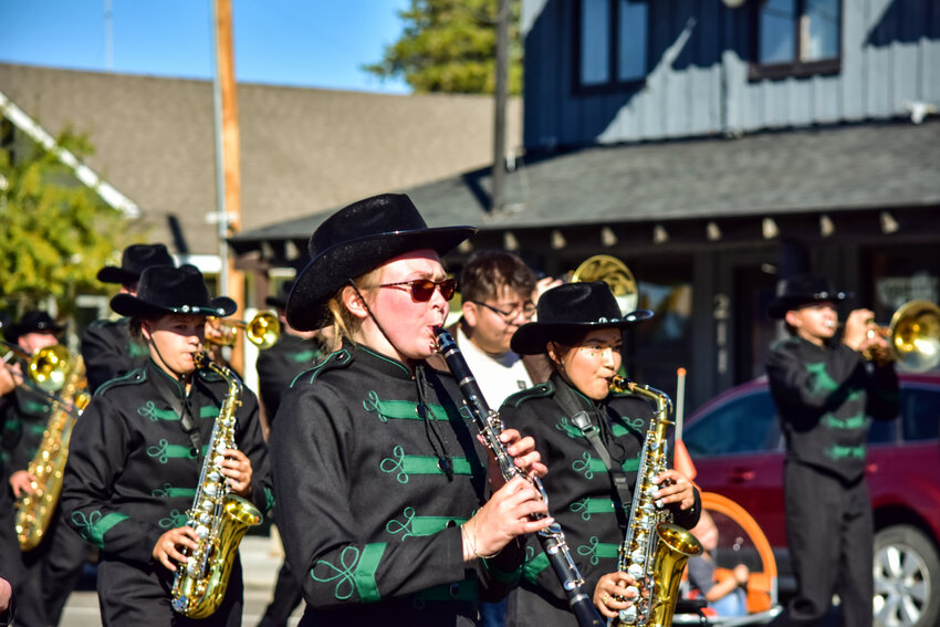 The PHS Marching Band kicks off the 2024 Homecoming Parade on Friday, Sept. 20.
