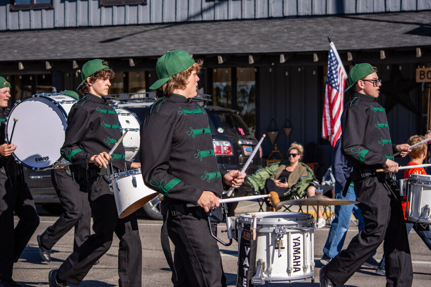 The PHS Marching Band kicks off the 2024 Homecoming Parade on Friday, Sept. 20.
