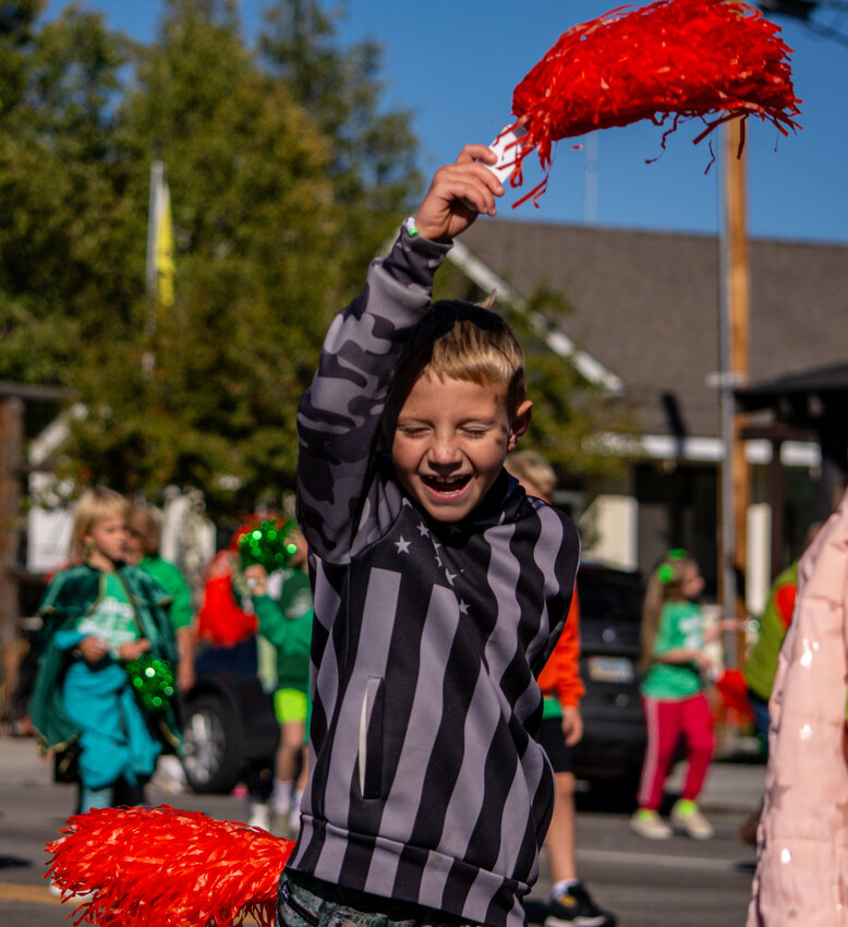 Wrangler fans of all ages are in attendance for the 2024 Homecoming Parade.