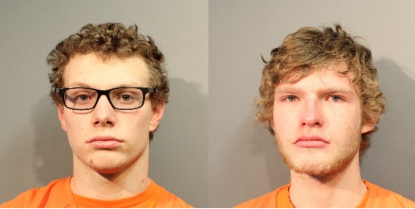 Rowan Littauer (left), 19, and Orion Schlesinger (right), 18, are being held at the Sublette County Detention Center in Pinedale on $5 million cash-only bonds in connection to the first-degree murder and mutilation of Dakota Farley, 23, who they had met a year ago in a group counseling session. Farley, who had autism and some developmental delays due to being born months premature, had the mentality of a 17-year-old, his mother said in an interview Wednesday. He considered Schlesinger and Littauer his 'closest, most trusted friends.'