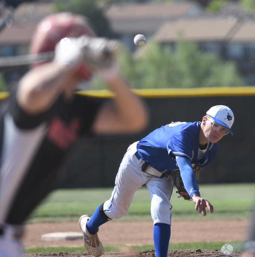 Outlaws starting pitcher Roan Appel had a no-hit shutout going for the first five innings of Saturday’s game against Lovell, though a 7th-inning comeback by the Mustangs proved to be Evanston’s undoing in a 7-4 loss at Ross Kesterson Field.