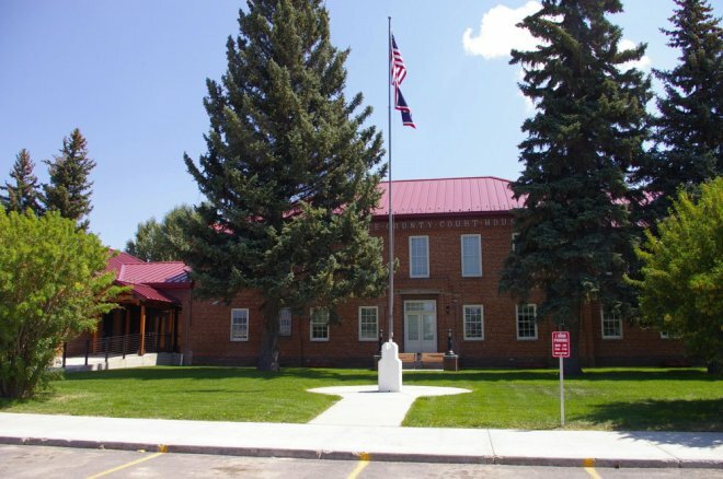 Sublette County Courthouse in Pinedale.