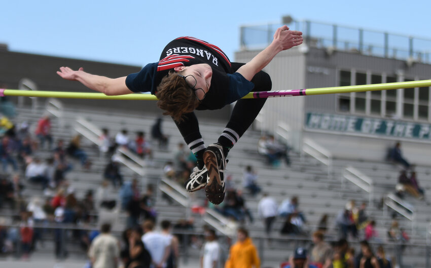 Ranger Brent Erickson competed in the high jump at Thursday’s Super Meet in Farmington, Utah. The Lady Rangers finished 12th overall, while the Rangers finished 13th.