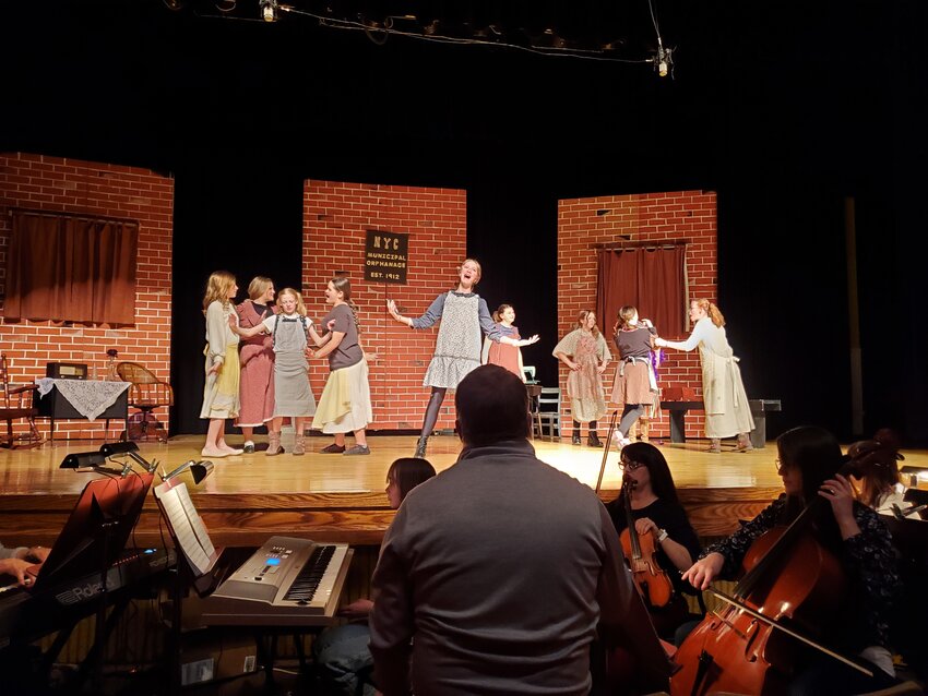 Big Piney High Schoolers are dressed as children in a 1912 orphanage as they perform the well-known and loved musical, ‘Annie.’