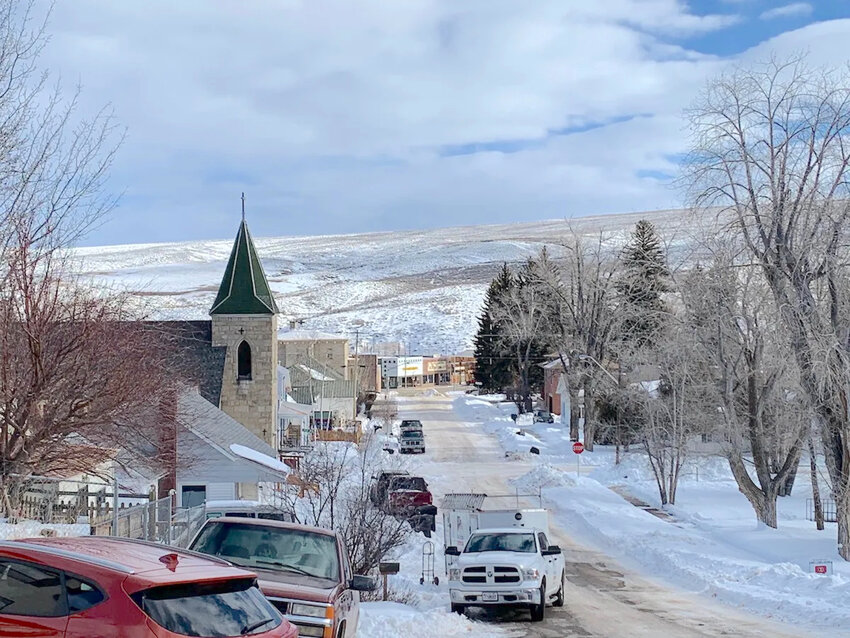 Kemmerer, population 2,800, in January 2022.
