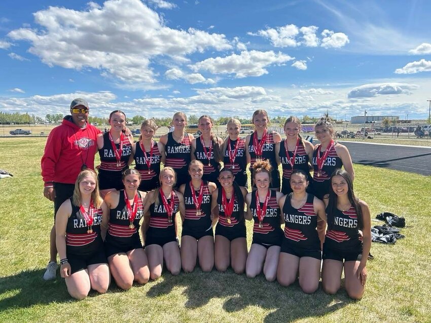 : The Kemmerer girls’ track and field team won the 2A West Regional Championship over the weekend with 187 points, clipping Big Piney (181) by a mere six points. The Lady Rangers finished with 26 individual placers, including five individual champions.