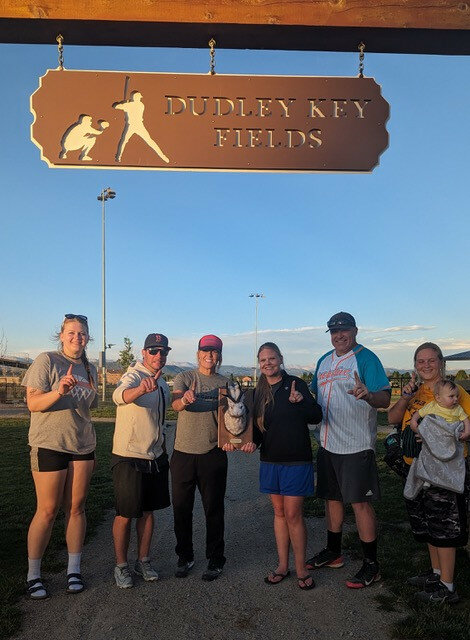 Courtesy photos
Athletes on Team Pinedale won the Jackelope Trophy during Rendezvous weekend. Pictured, from left, are Damien Williams, Talor Stauffer Anderson, Susan Stringfellow, Adam Parks, Carly Anderson, Kendra Jackson, Haley Mastin, Dylan Reese, Trenton Stauffer and Abigail Hawke.