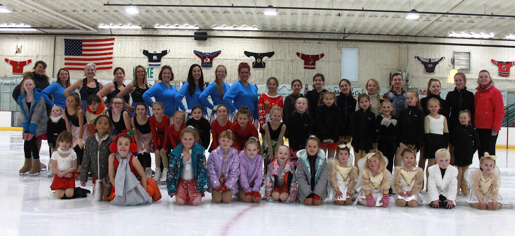 Joy Ufford photo
Performers of all sizes, abilities and ages gather for a photo during their dress rehearsal on Wednesday afternoon at the Sublette County Ice Rink.