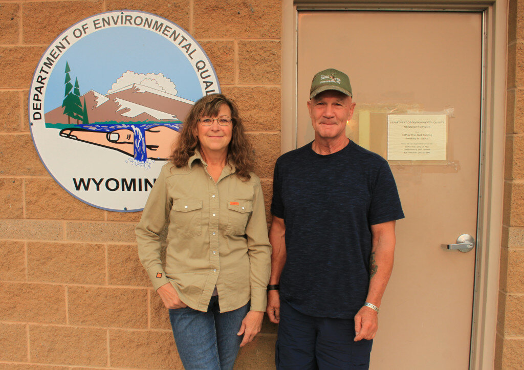 Joy Ufford photo
The Wyoming Department of Environmental Quality named Pinedale air-quality inspectors Cindi Etcheverry and Staff Polk as ‘Team of Year 2020.’