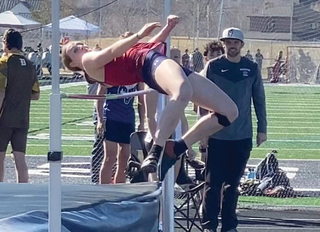 Lady Devil Cassie Barker finished second in the high jump at Saturday’s Tony Glover Invite, with a jump of 5 feet, 1 inch.