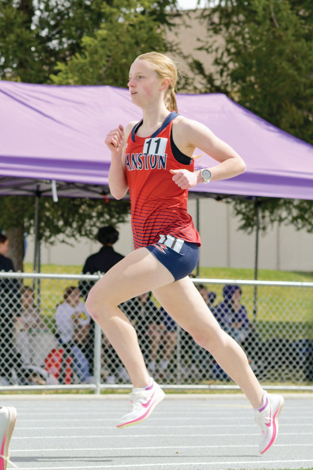 Lady Devil distance runner Jocelyn Capener placed in both the 800 and 1600 meters last week at the Alpha Invite in Orem, Utah.